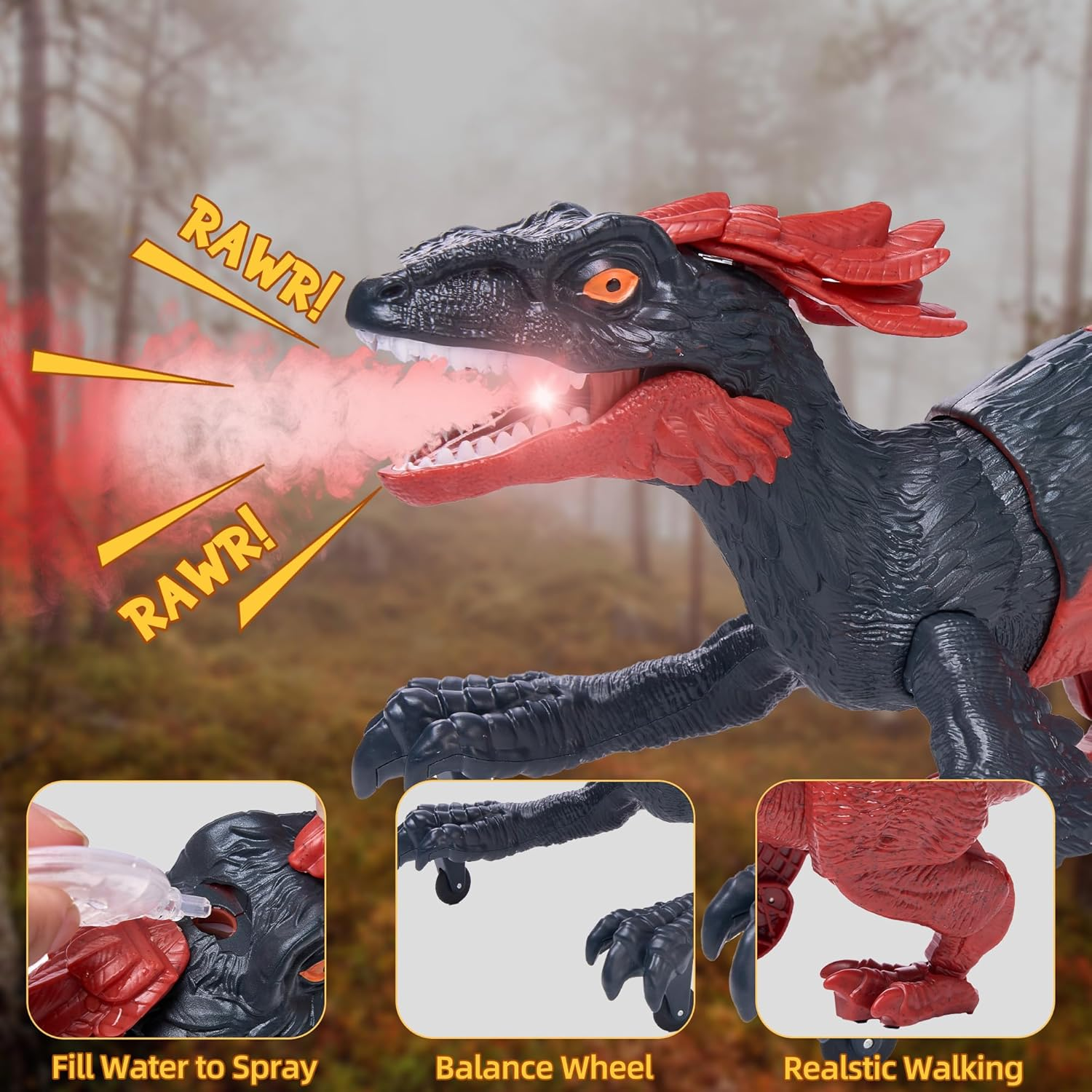Therizinosaurus Remote Control Dinosaur Toys for Kids