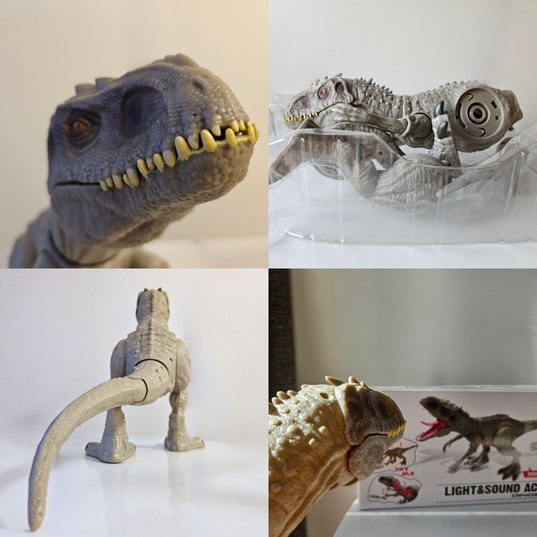 Giant T-Rex Toy with Roaring Sound Effects and Mist Spray